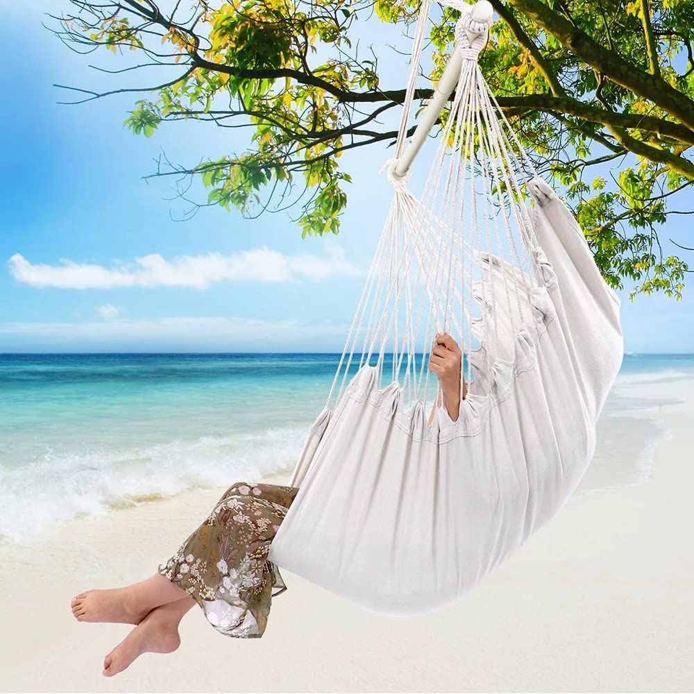 Amazon.com: Large Hammock Chair Swing, Relax Hanging Rope Swing